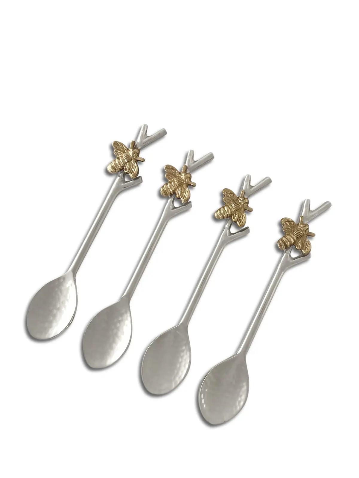 Set Of Four Woodland Bee Coffee Spoons 1