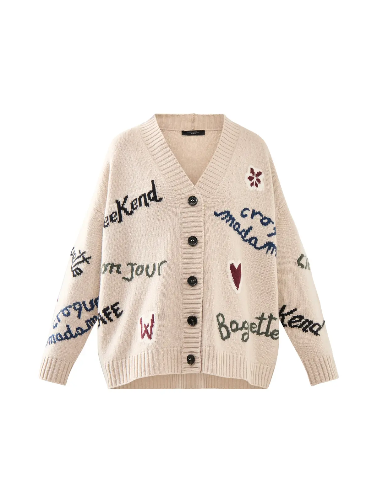 Belgio Button Down Graphic Cardi 1