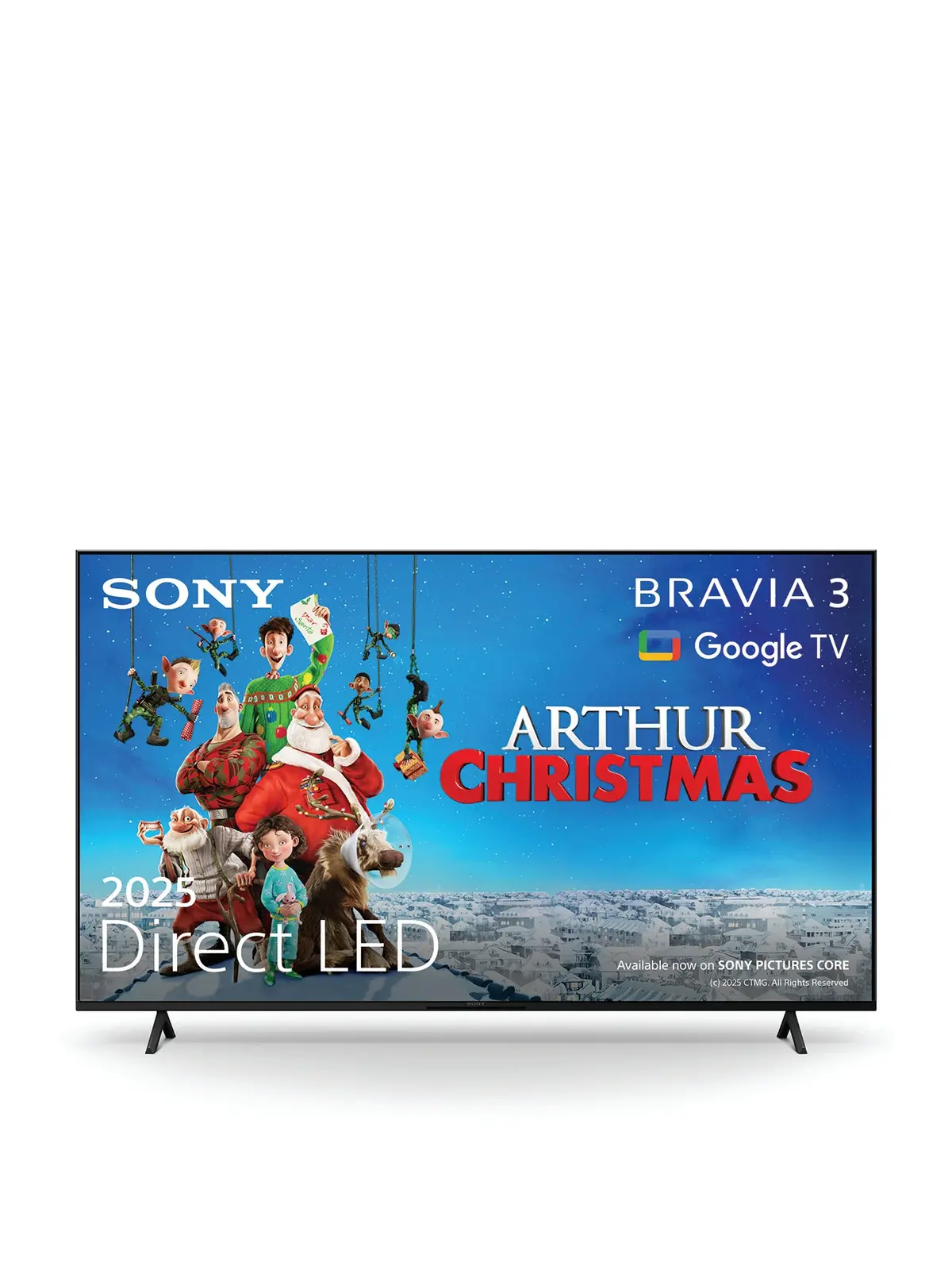 Bravia 3 K50s38b (2025) Led Hdr 4K Ultra Smart Tv, 50 Inch 1