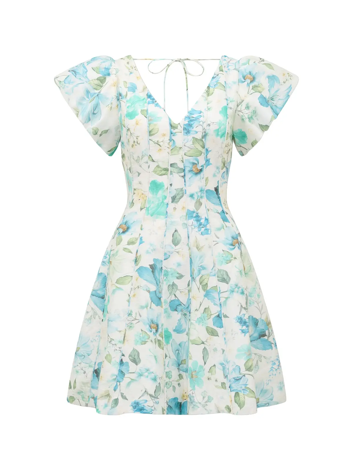 Camden Puff Sleeves Mini Dress 1
