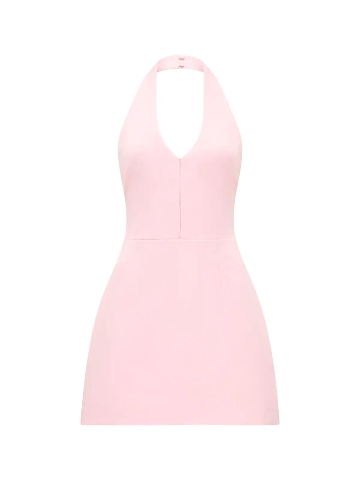 Ricki Halter Neck Hook And Eye Mini Dress 1