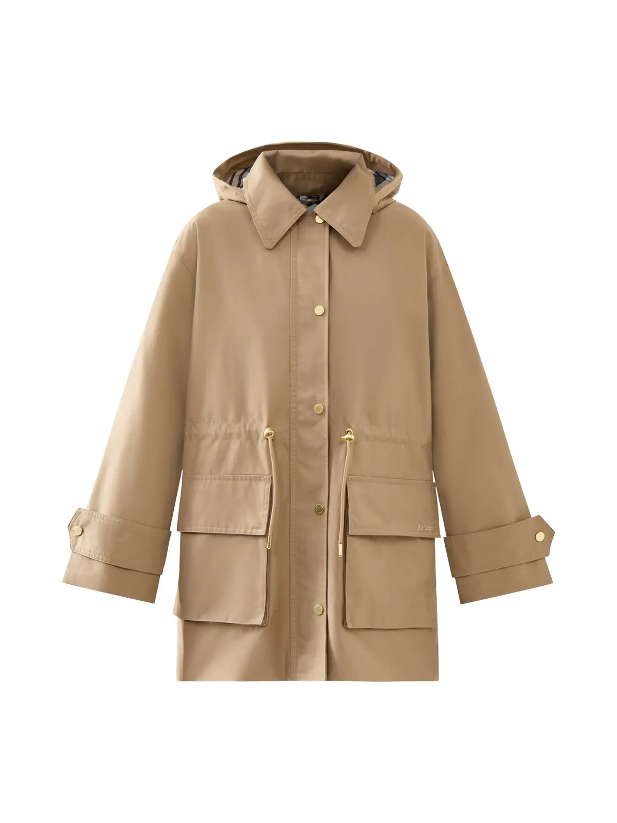 Womens Barbour Fallyn Showerproof Jacket Beige 1