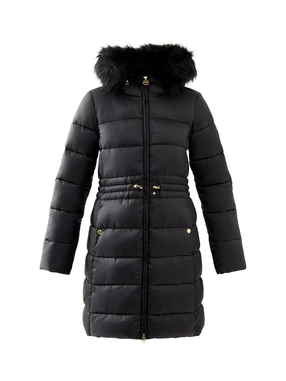 Womens Barbour International Anastasia Puffer Jacket Black 1