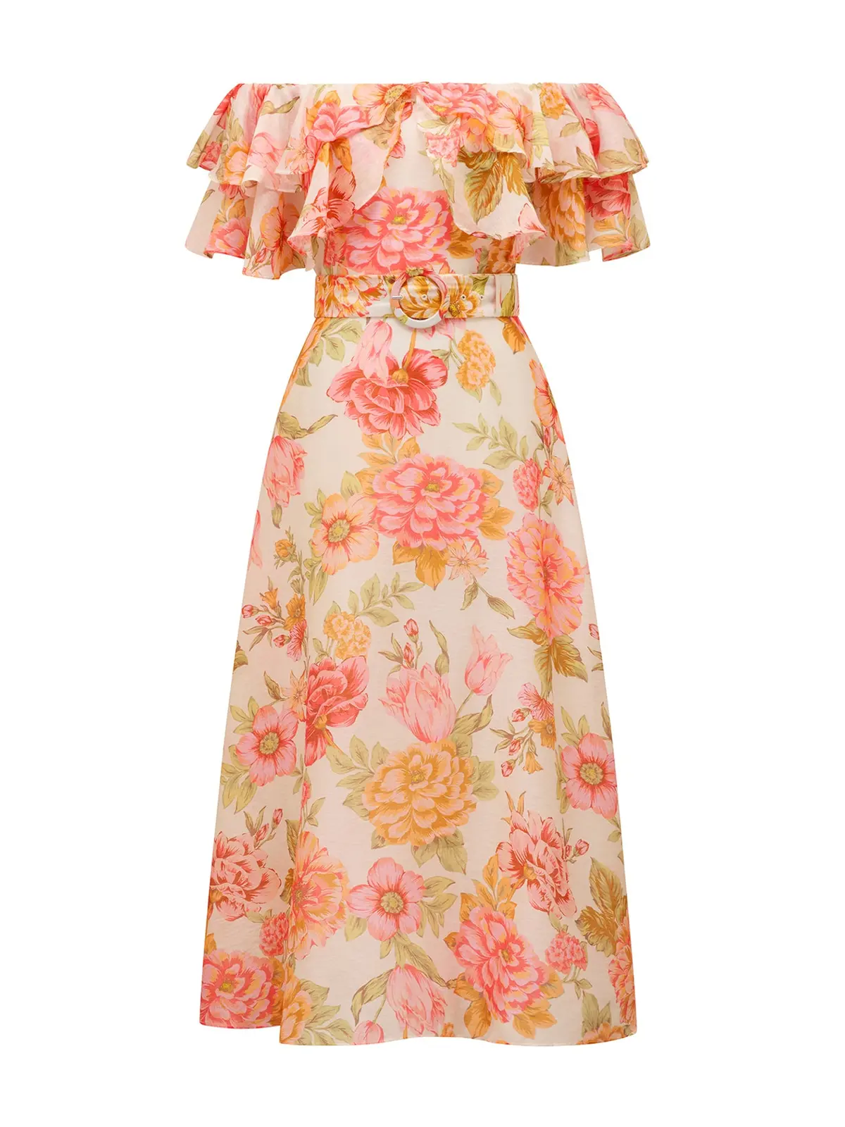 Jemima Ruffle Midi Dress 1